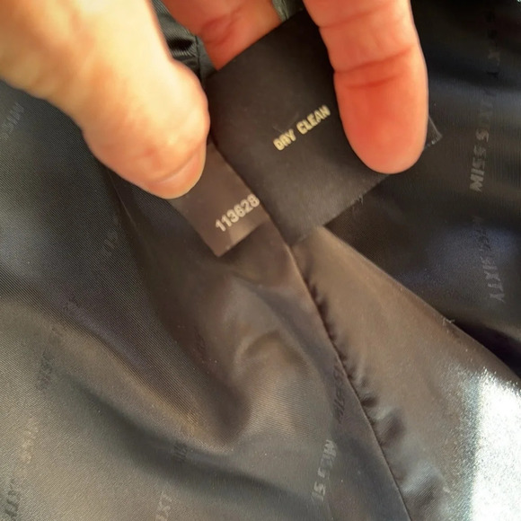 Miss Sixty Overcoat Jacket Black Wool Womens S - Picture 11 of 15